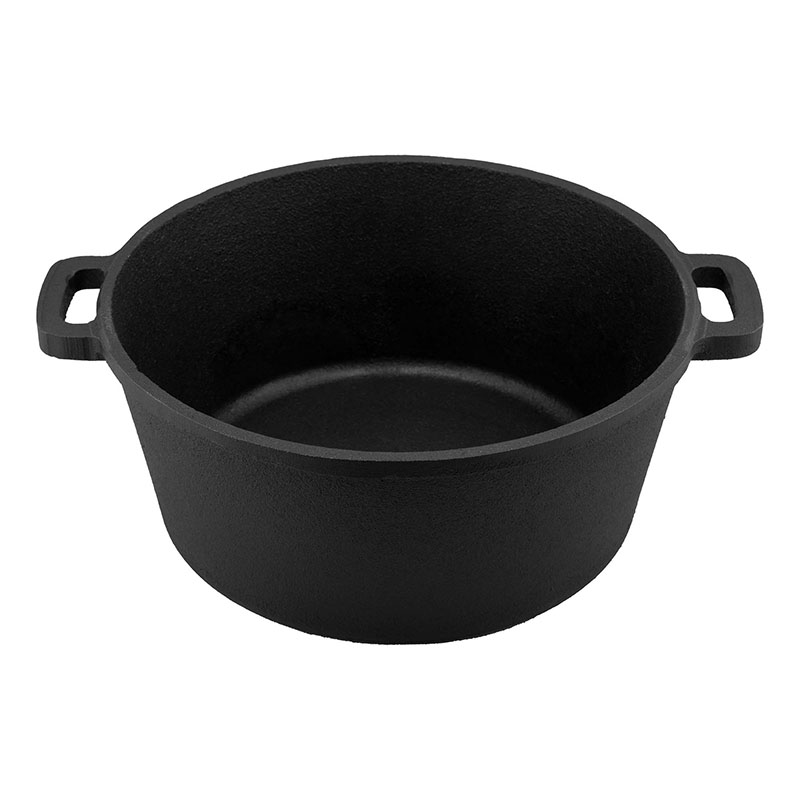 Mannar Craft Store  Pre-Seasoned Cast Iron Tawa Cookware with Flat Bottom  (Black), Ready to Use, for Roti/Paratha/Dosa/Uttapam (16 Inch)