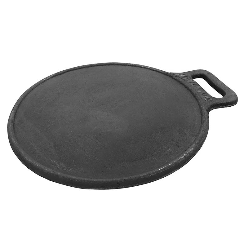 Cast Iron Tawa - Well Seasoned and Ready to Use - Perfect for cooking a  variety of dishes such as Dosa, Chapati, Uttapam, and even Pancakes 