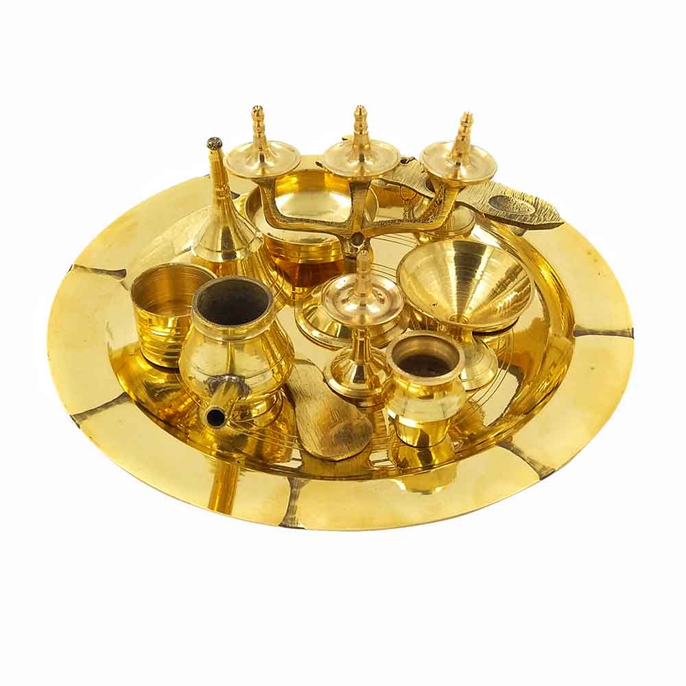 Brass Pooja Set | Hinduism | YPO
