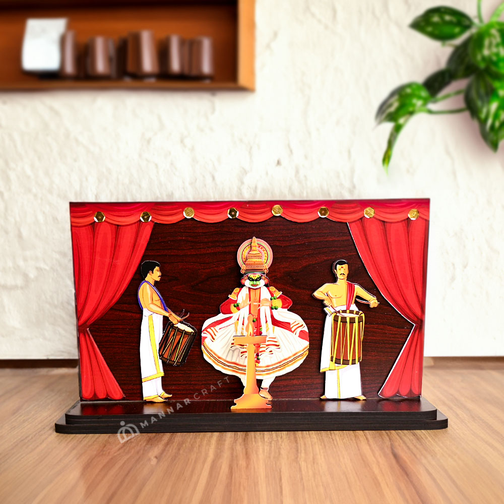 Mannar Craft Store | Kathakali Performance - MDF Printed Figurine ...